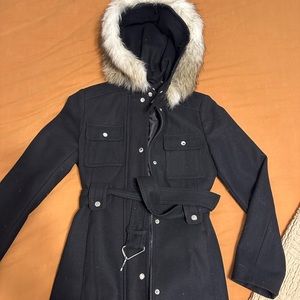 Esprit Wall Coat With Detachable Fur